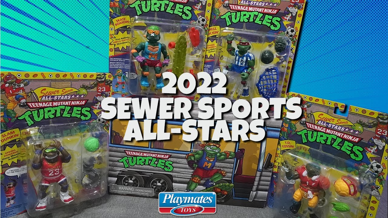 TMNT Classic Collection - Sewer Sports All-Stars Figures Review!