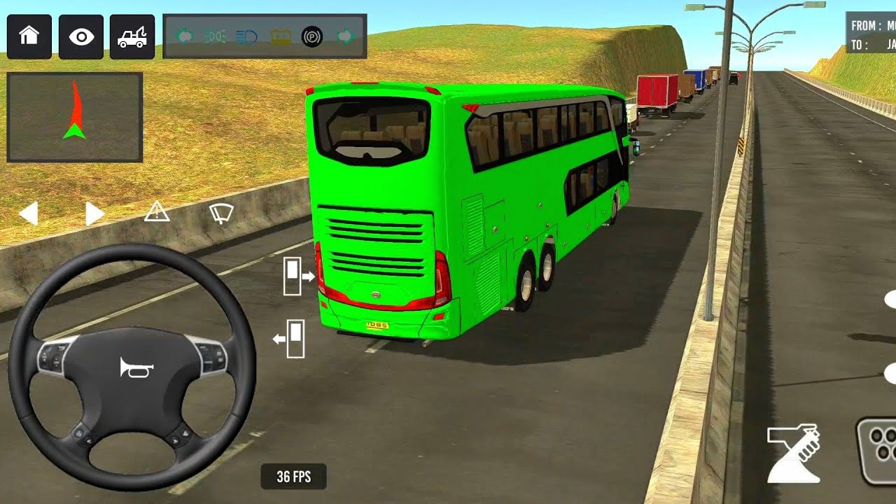 New Euro Coach Bus Driving 🚌😍 | Coach Bus Simulator Part 1 | Android Gameplay