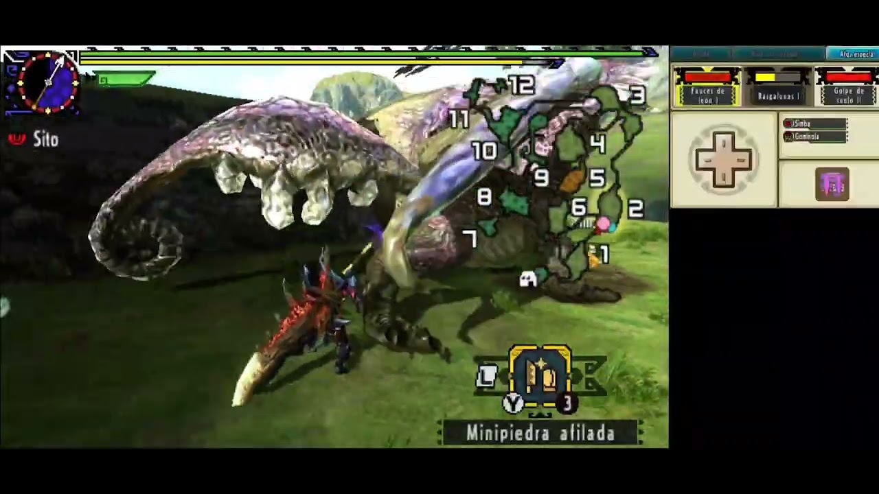 MHXX cazando al Chameleos gremio GS ariete 