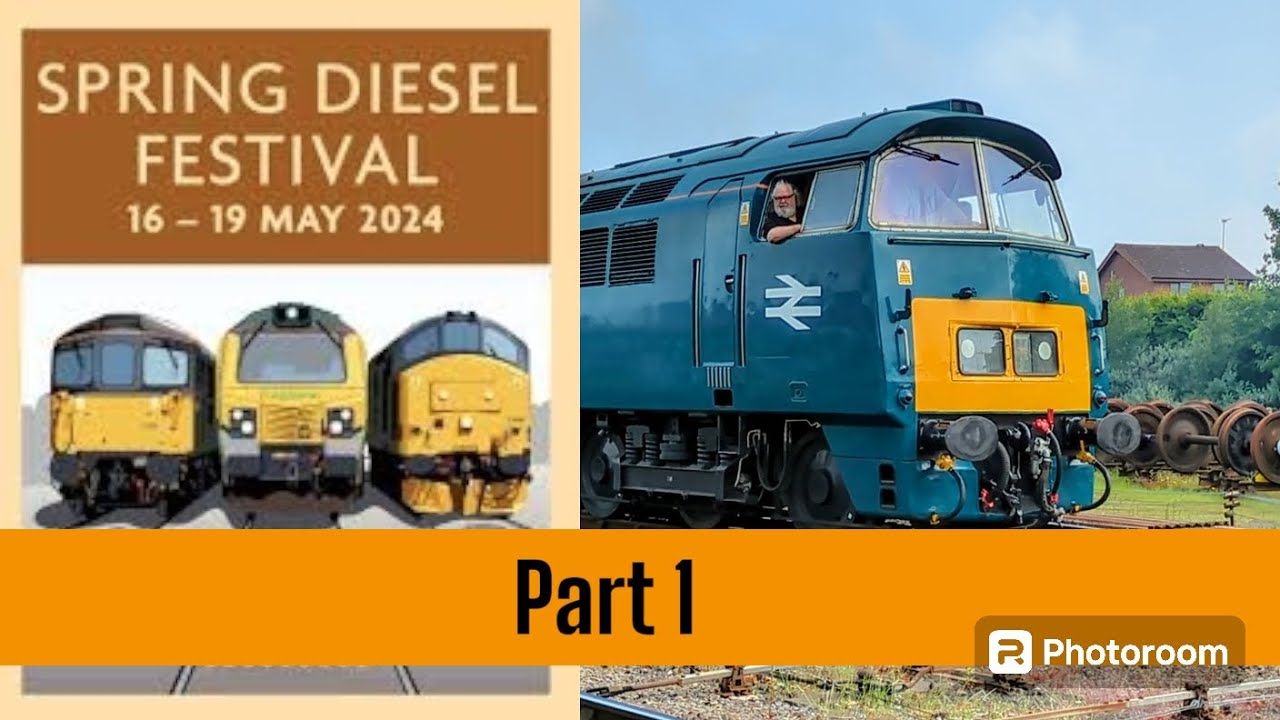 Severn Valley railway diesel gala 24 trip Saturday part 1 at Kidderminster #trainspotting #trains