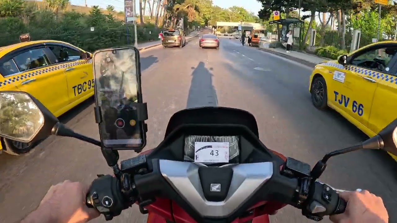 HONDA PCX 125 DX İLE AKŞAM TURU !! ( GOPRO13 4K ) #motorcycle #honda #pcx #istanbul #pcx125