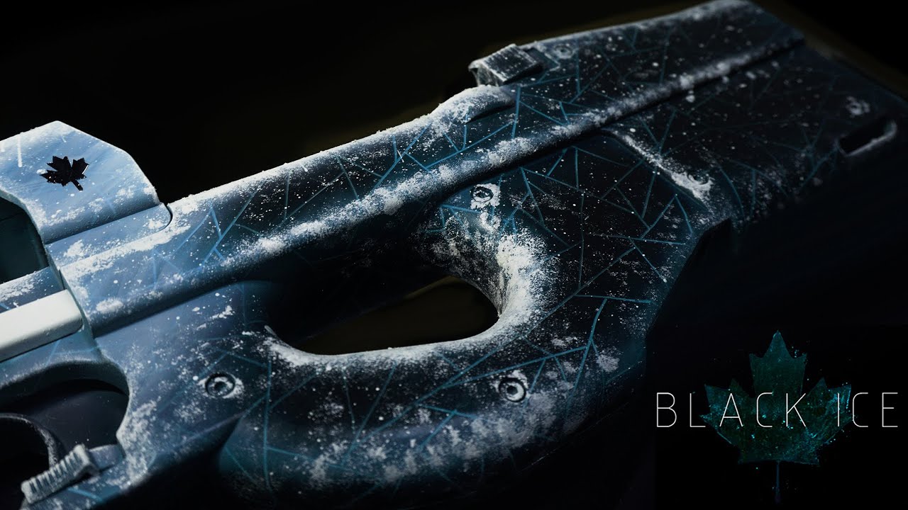 【Kanyon】I gave my p90 made black ice paint！