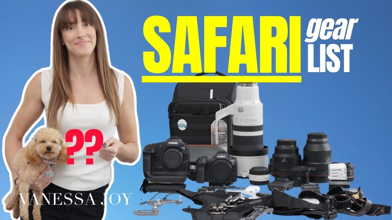 My Photography Gear for an African Safari in Kenya