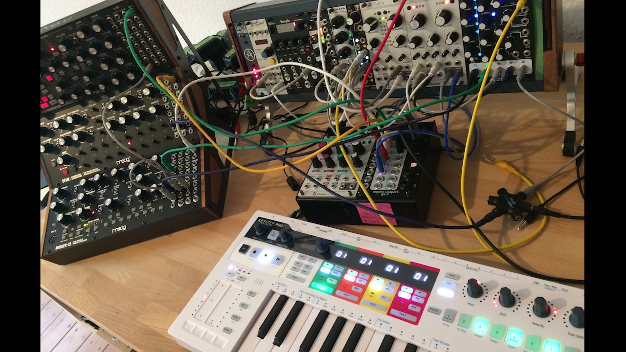 Moog Sound Studio #3  -AUDIO ONLY- (Mother 32, DFAM, Subharmonicon) + Qu-Bit Bloom