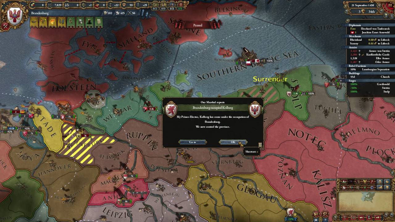 Lord Forwind - Eu4 - Prussia Ep.2 Vassal Pomerania!