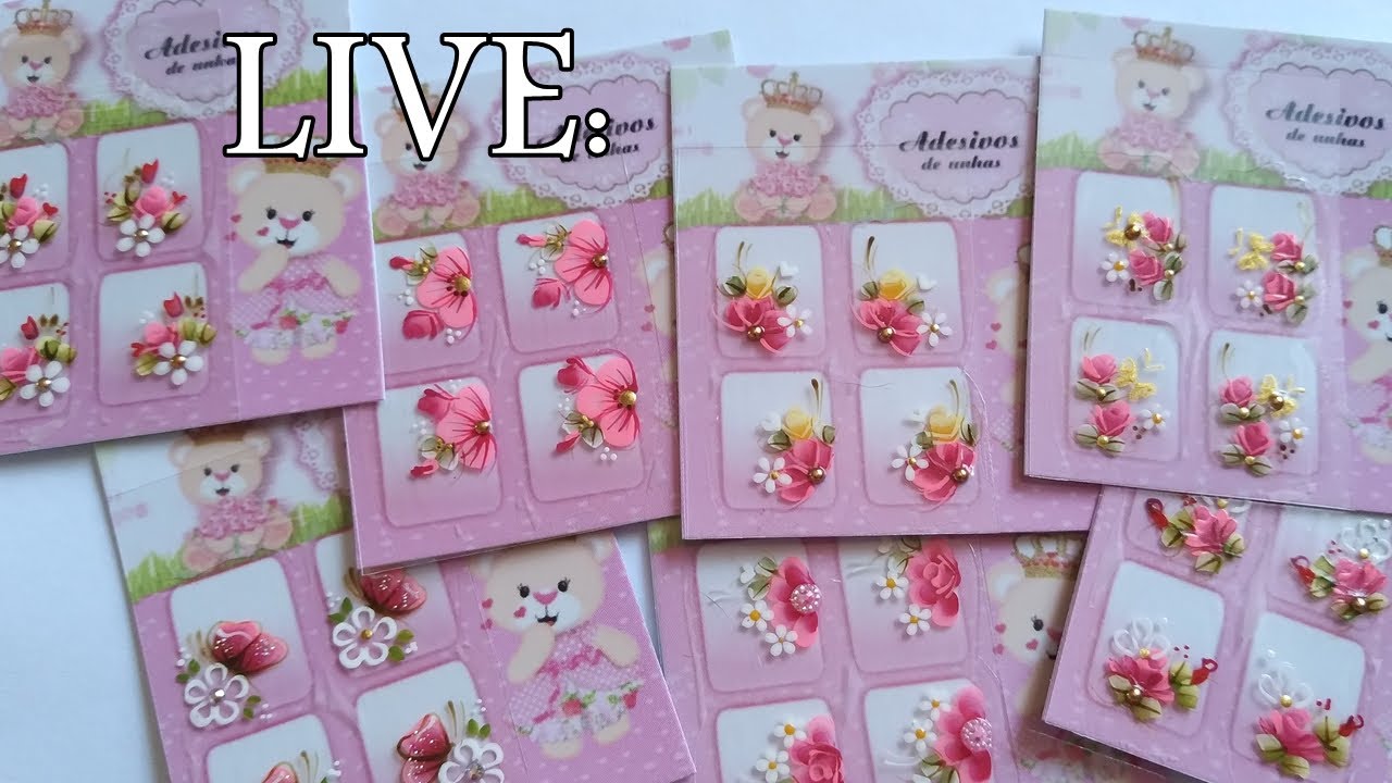 Live:Adesivos de unhas