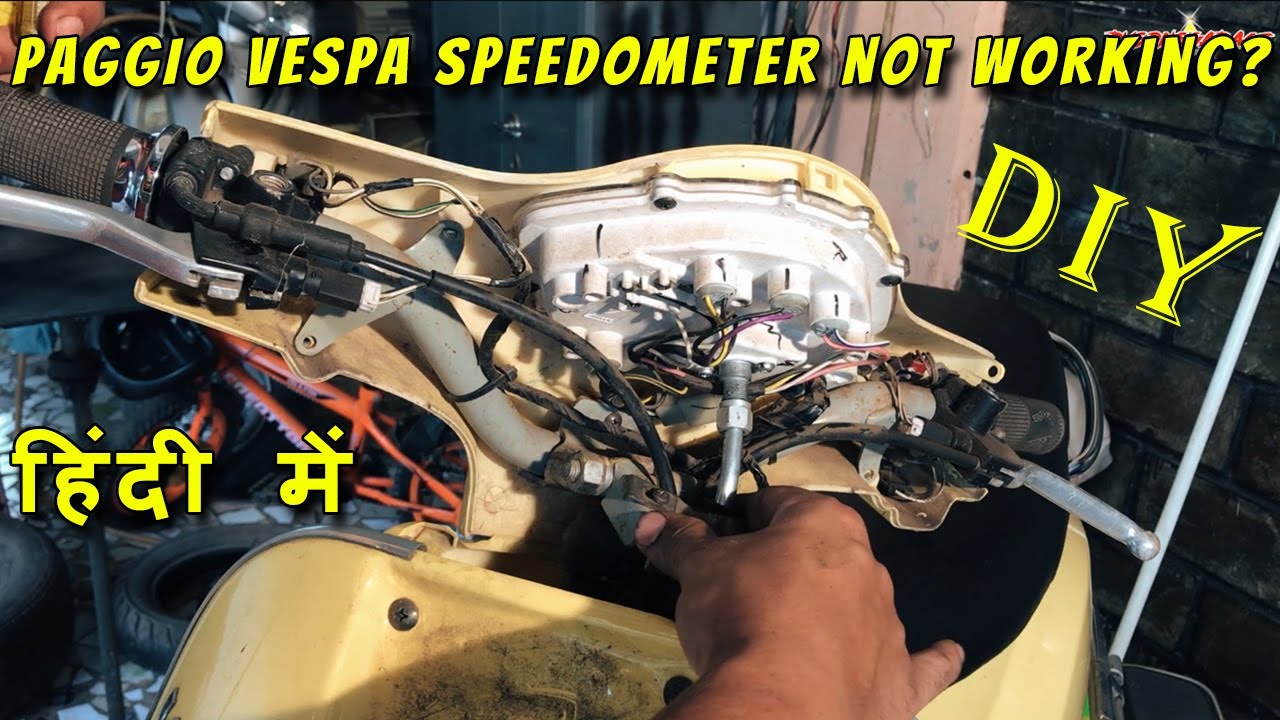 Easy Tutorial: Replace Piaggio Vespa Speedometer Cable Like a Pro! Hindi