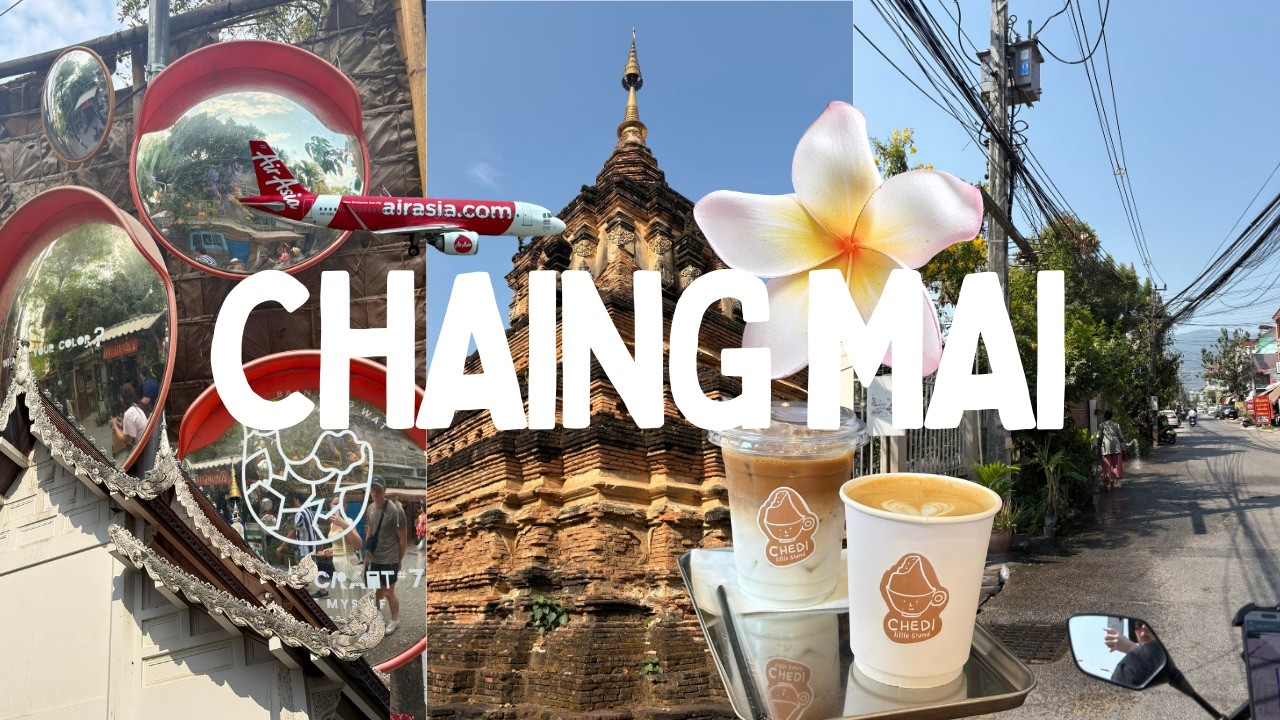 Living in Chiang Mai for 1 Month Vlog I Week 1: renting a scooter, night markets, maya mall