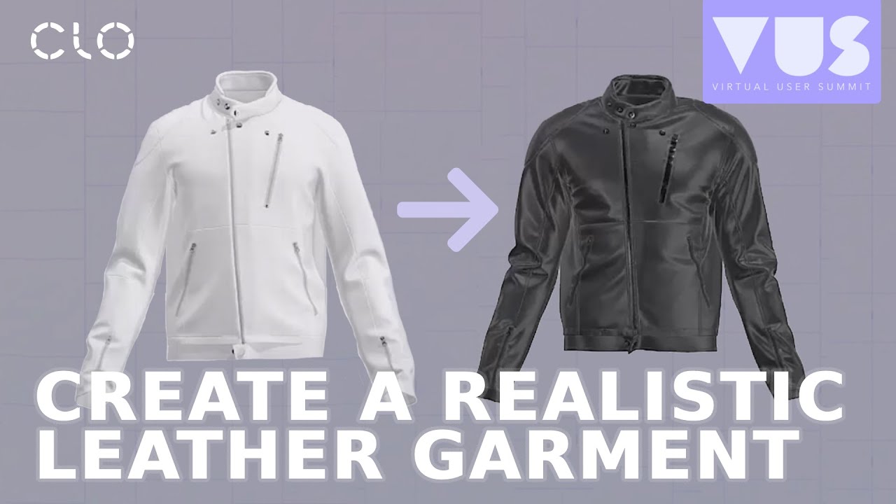 How to Create a Realistic Leather Garment | CLO 3D Design Tutorial