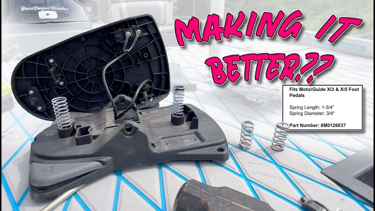 Changing the Springs on MotorGuide 