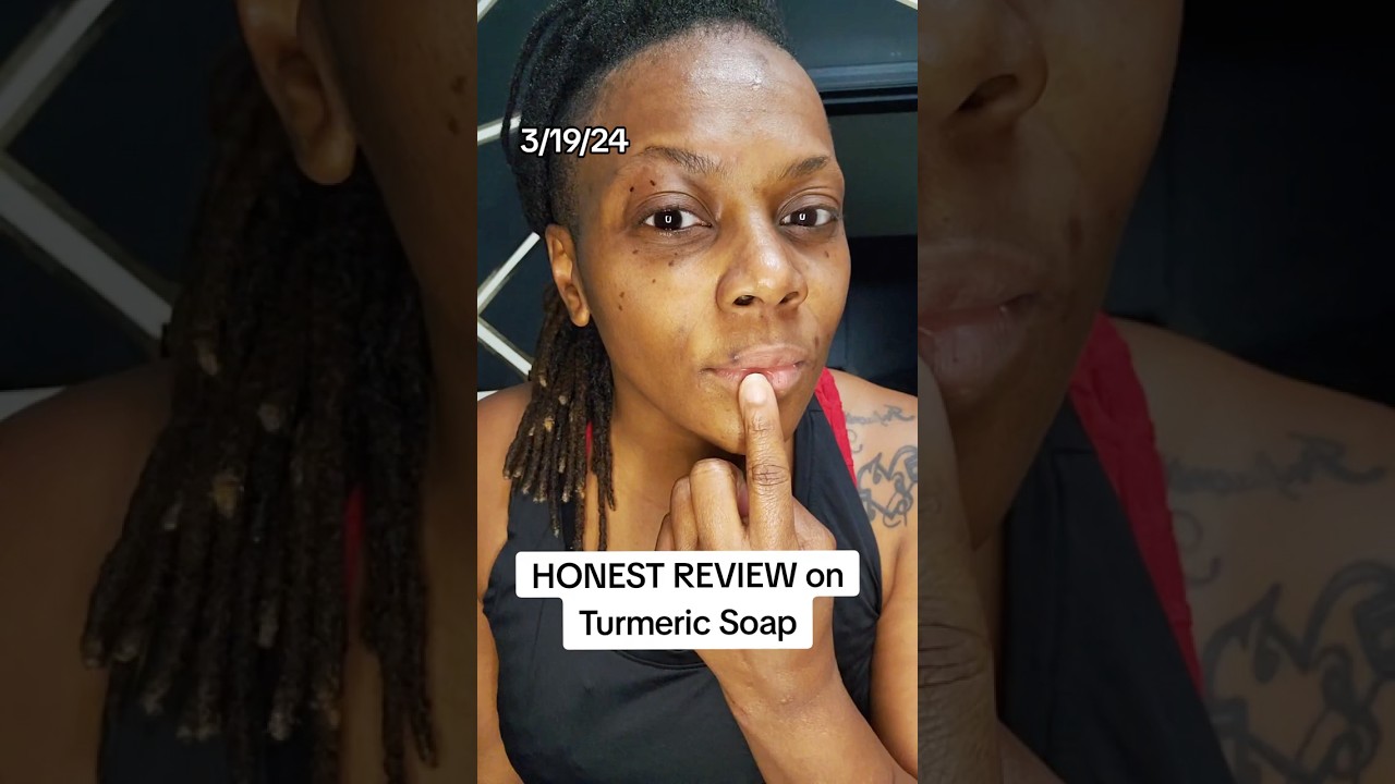 Honest Review on the viral Turmeric Soap after 2 months of use. #skincare #darkspots #arhgoat