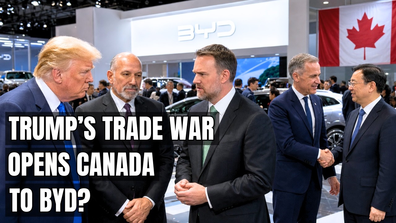 BYD нацелилась на КАНАДУ, пока Трамп возводит стену для электромобилей: угроза для Детройта уже н...