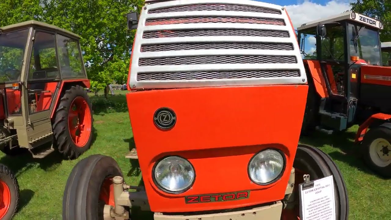 1975 Zetor Crystal 8011 2WD 4.6 Litre 4-Cyl Diesel Tractor (80 HP) Stradsett Park Vintage Rally 2025