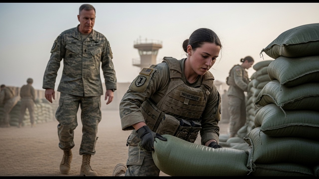She Was Just Replacing Sandbags — Until the General Noticed the Nightshade Unit Patch on Her Vest...