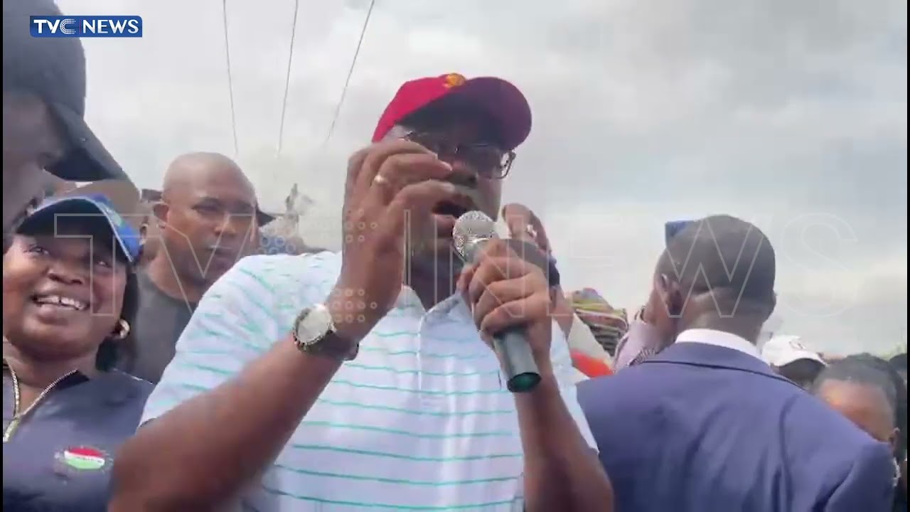 WATCH: Governor Makinde Addresses Protesters In Oyo