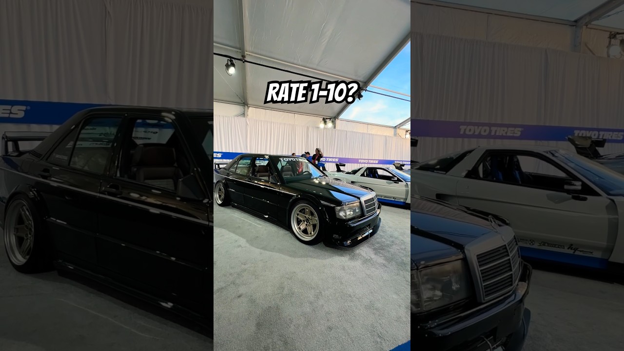 Rate this Mercedes 190E🔥 #benz #sema