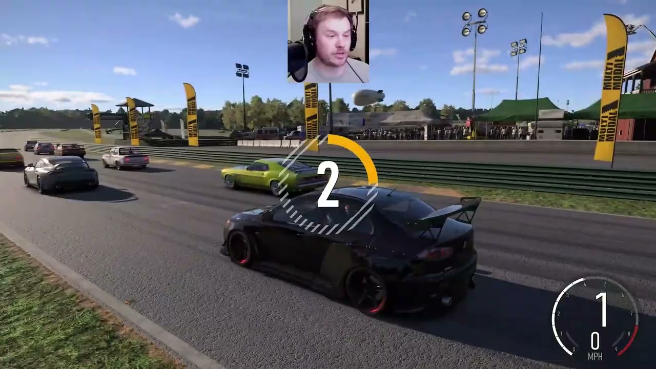 BTR: B Class Widebody Mitsubishi Evo X Pushes Through the Field at VIR! (Forza Motorsport)