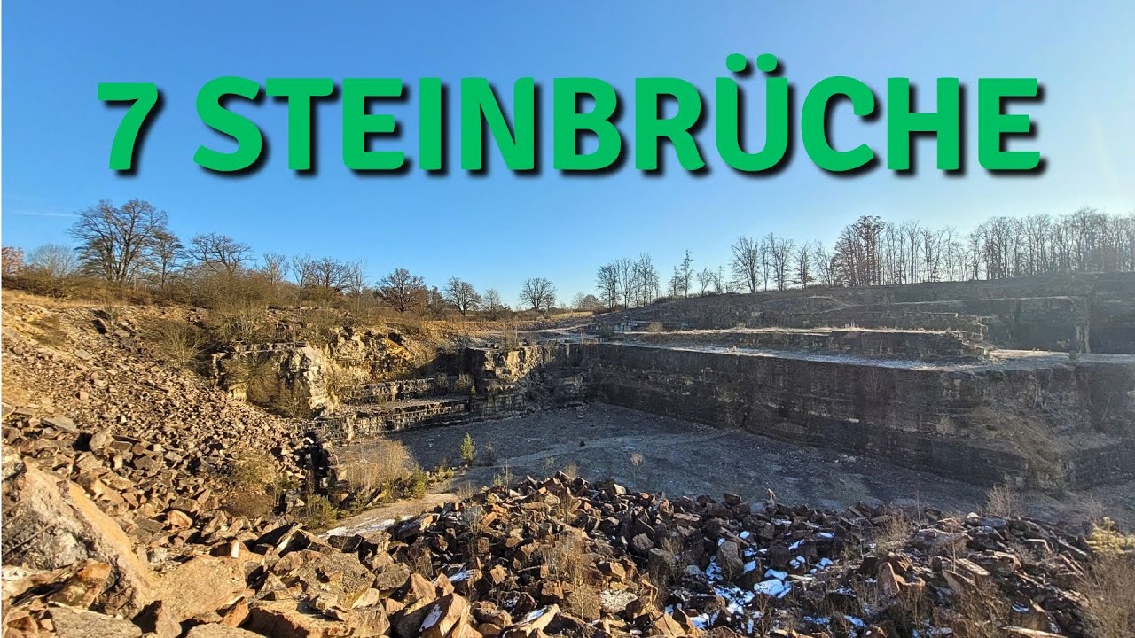 Wanderung mit 7 Steinbrüchen bei Möhren