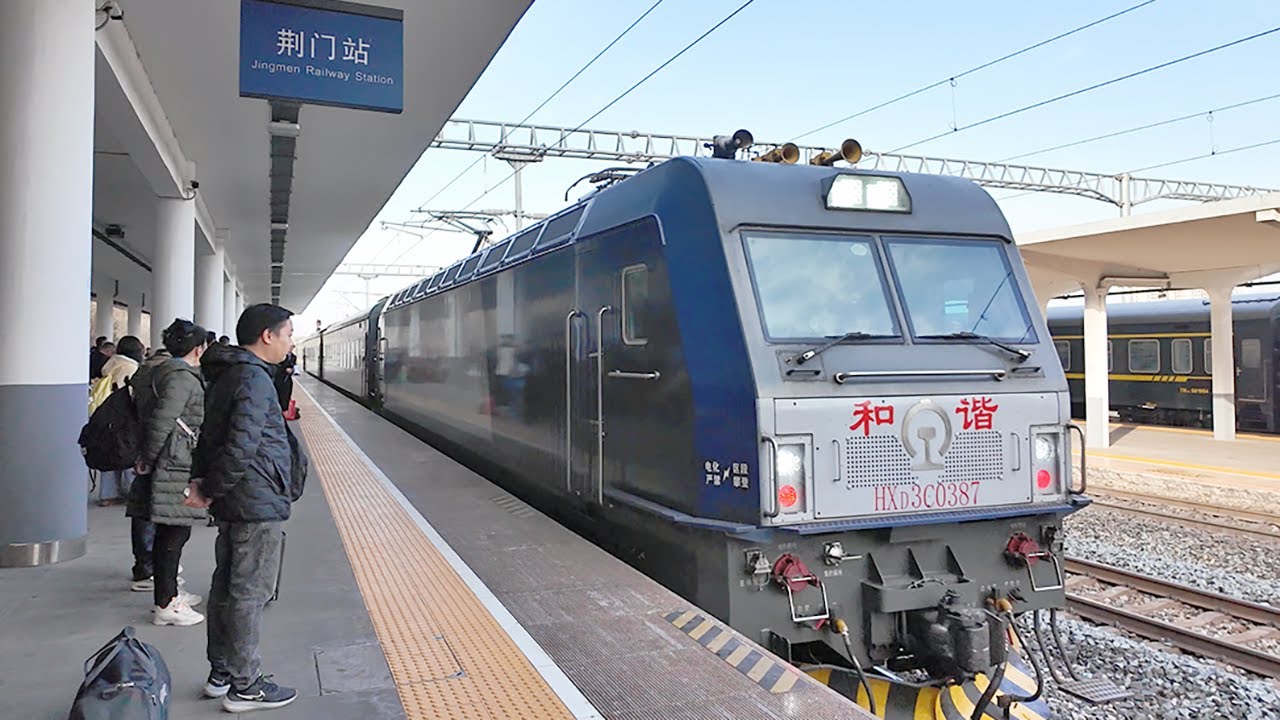 Провёл ночь в китайском поезде дальнего следования（4K）｜Заняло 18 часов｜🇨🇳