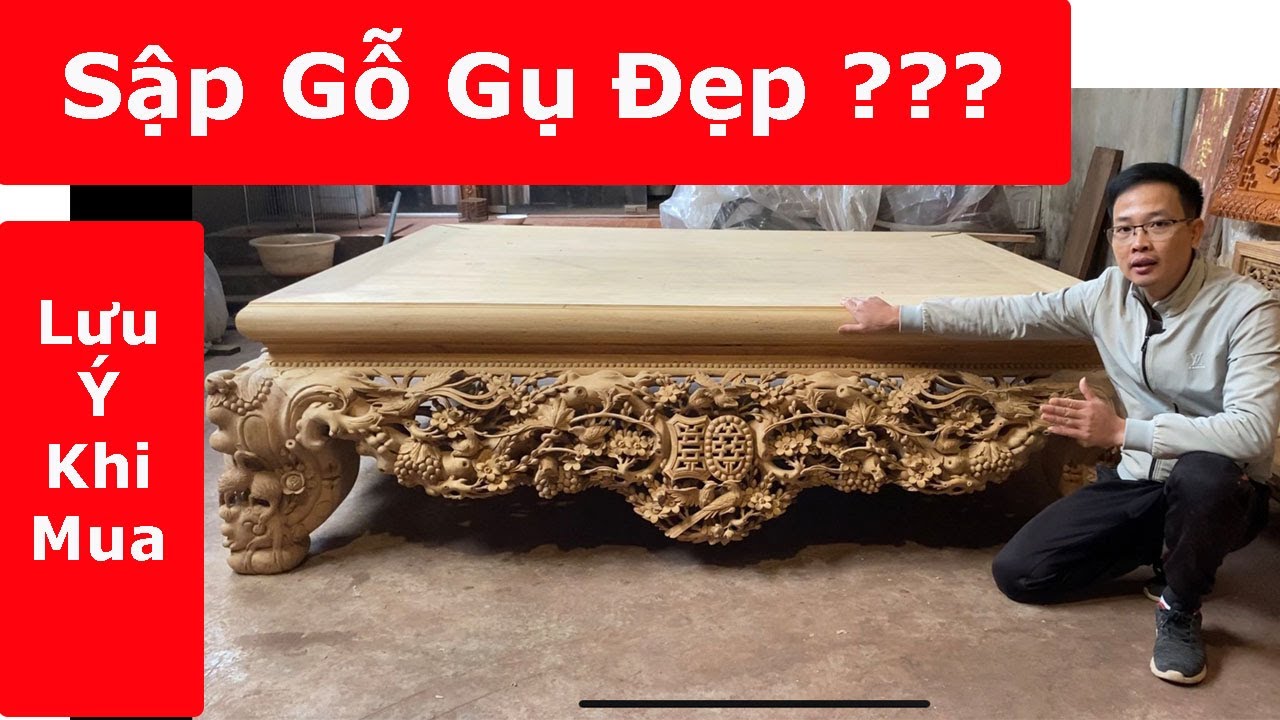Sập gỗ gụ - như thế nào là bộ sập gụ đẹp?