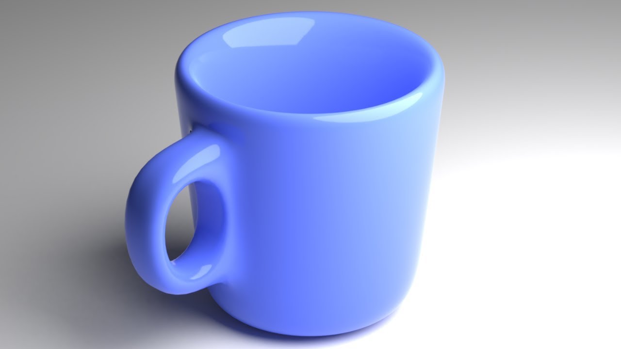 Blender Tutorial: Another Coffee Cup (Easy Handle)