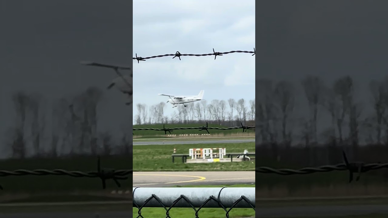 Cessna 172S landing at Lelystad during FS Weekend #aviation #planespotting #cessna #fsweekend
