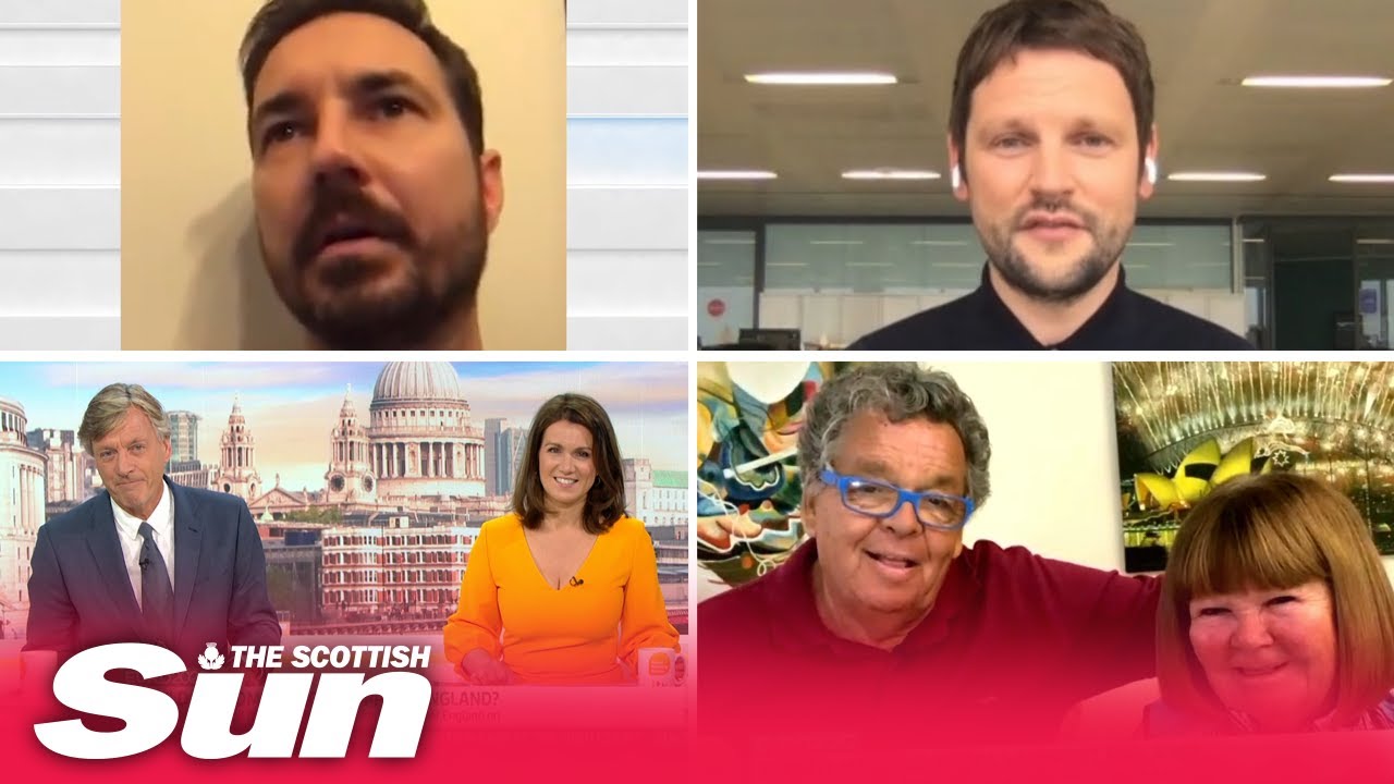 Martin Compston, Gordon Smart & The Krankies - will they support England against Denmark