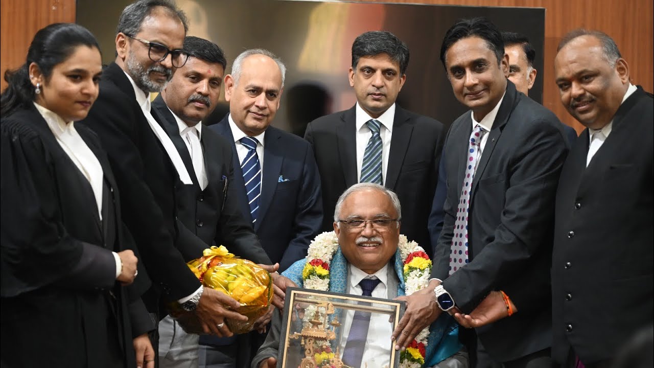 Justice CM JOSHI Judge, High Court of Karnataka farewell by AAB 