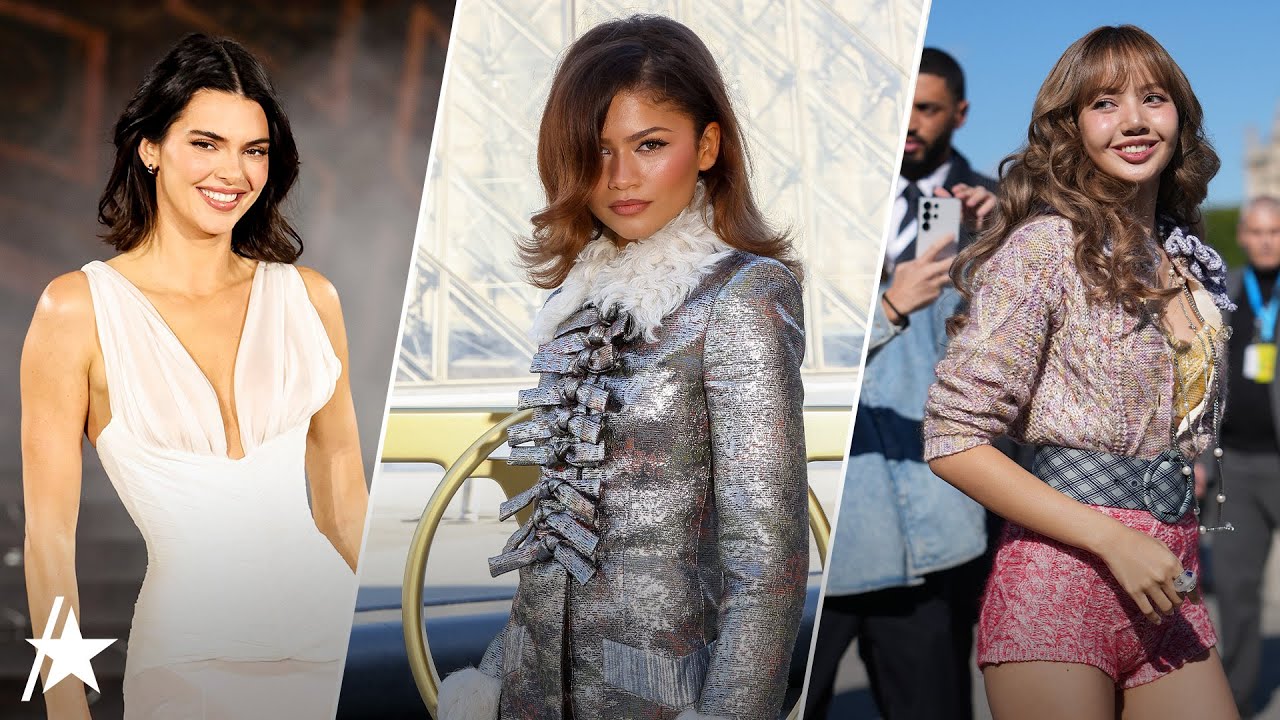 Zendaya, Kendall Jenner & Lisa's Stunning Paris Fashion Week Looks