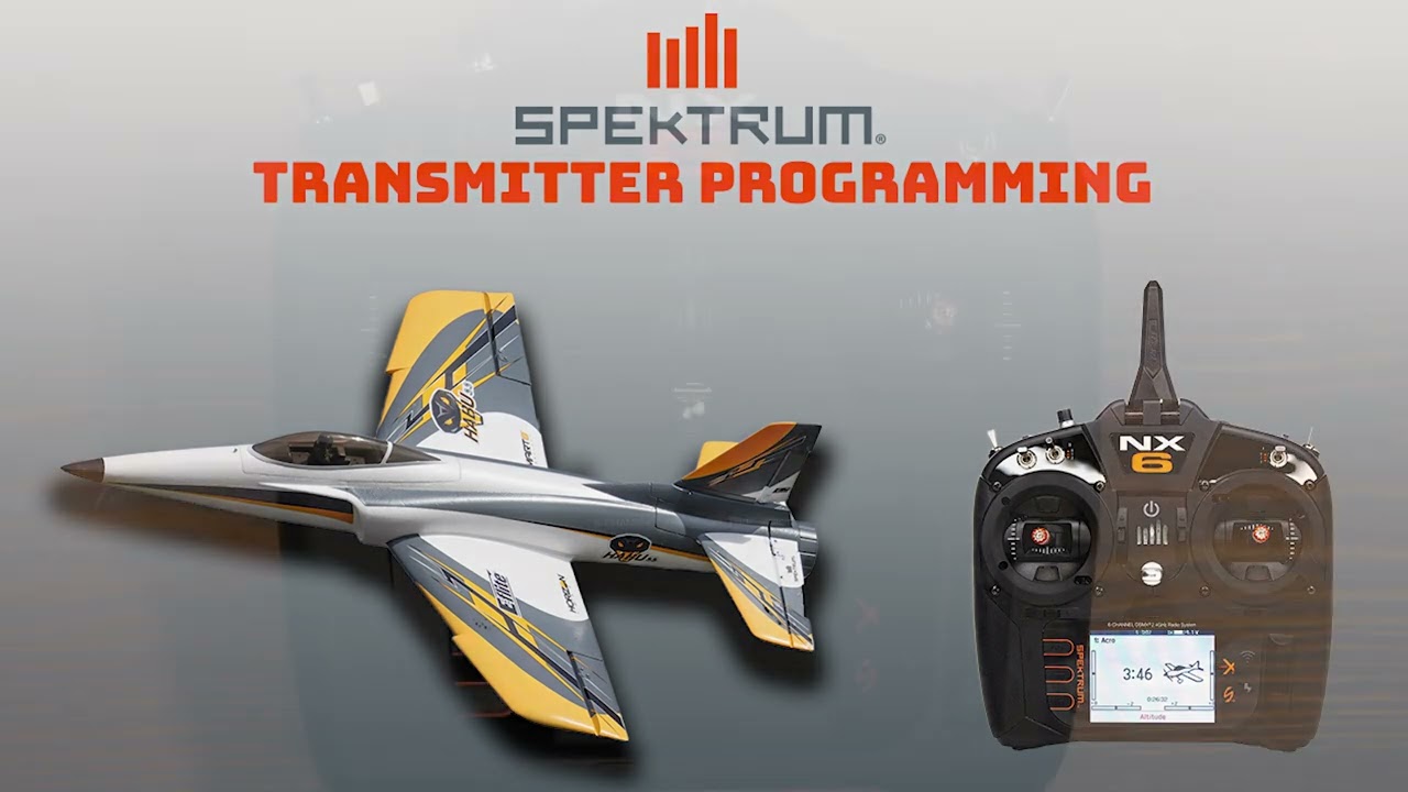 E-flite Habu SS 70mm Spektrum Transmitter Programming Guide