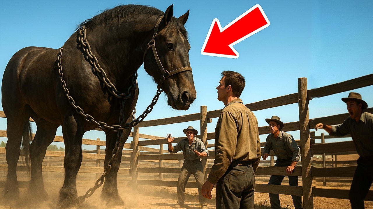 No One Wanted the Giant Horse, Until a Troubled Cowboy Named It Regret