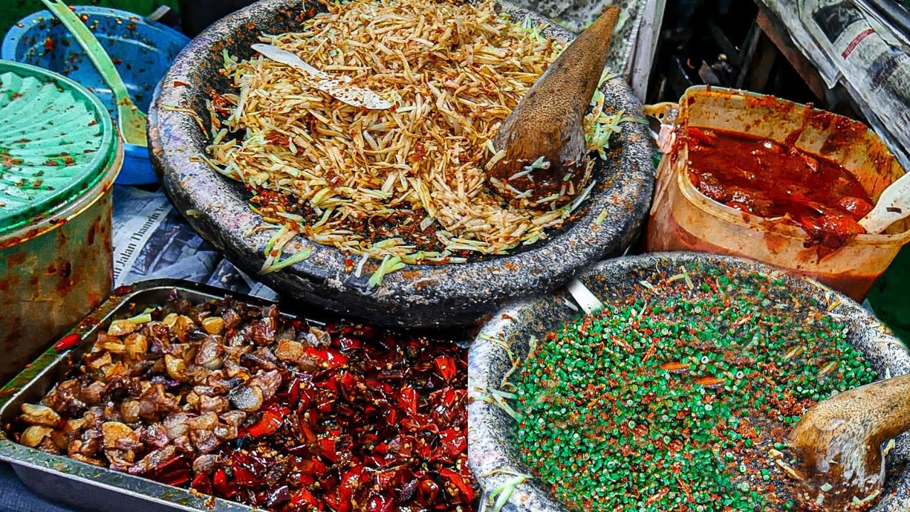 KATANYA CUMA ADA 1 DI SURABAYA!! PENYETAN PAKAI 4 MACAM SAMBEL LAUKNYA JUMBO2