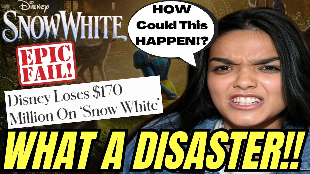 MEGAFAIL! Rachel Zegler's Snow White Was A $170M LOSER For Disney! Will They Learn Their Lesson?