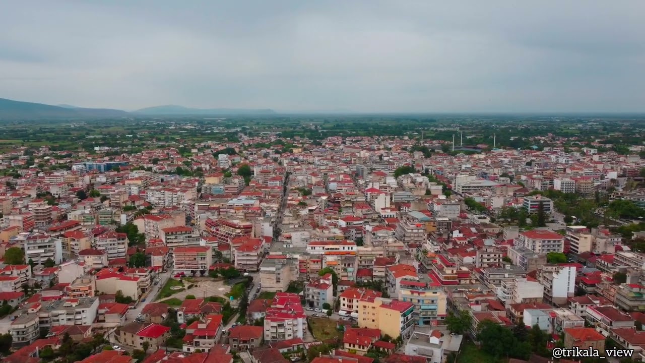 Trikala, Greece | [4k] Drone Video | trikala_view