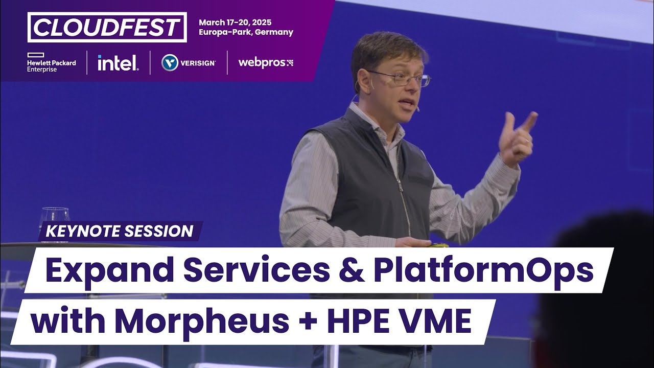Expand Services + Enable PlatformOps with Morpheus and HPE VME