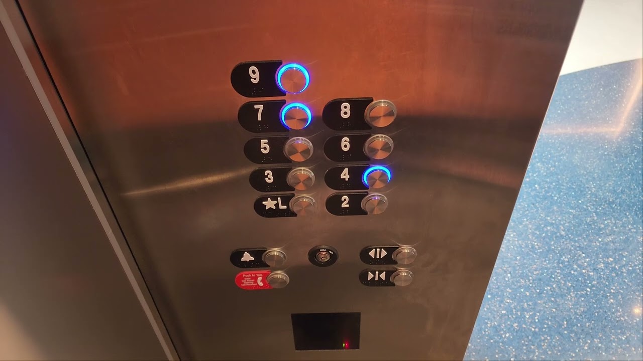 BRAND SPANKEN NEW Otis Gen3 MRL Traction Elevators at Universal's Stella Nova Resort in Orlando, FL