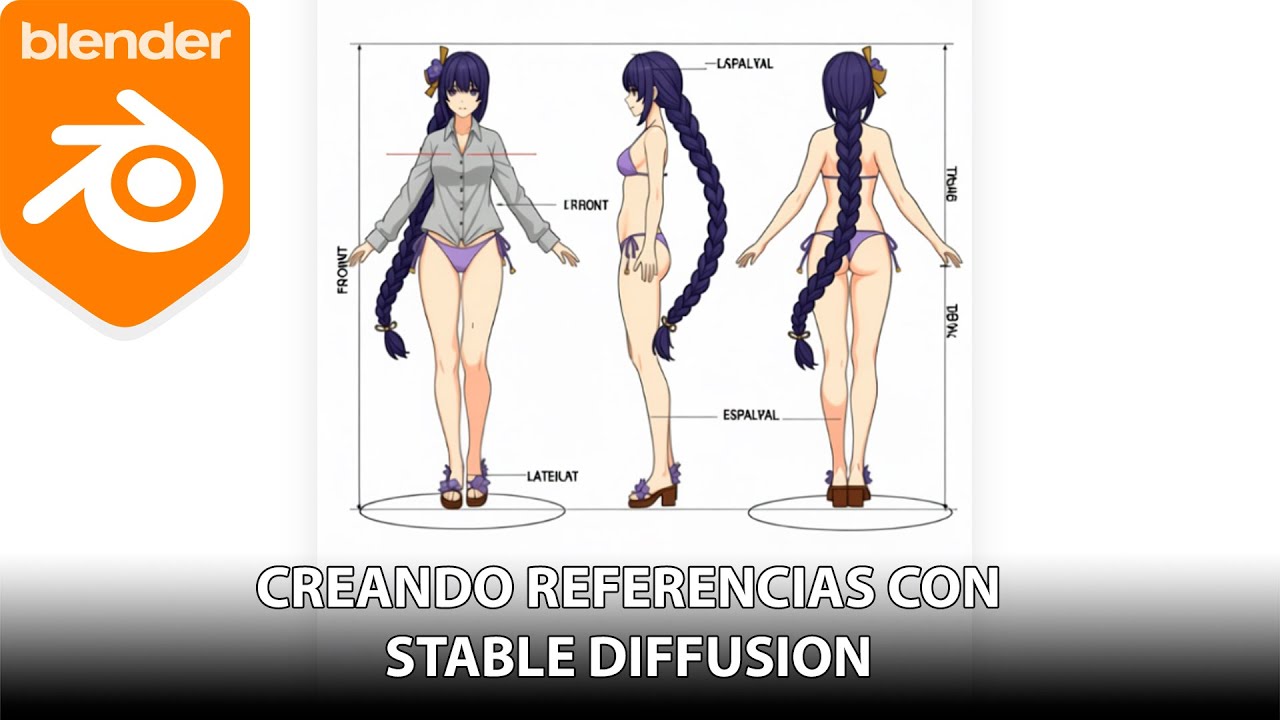 Crear referencias con AI para modelar personajes