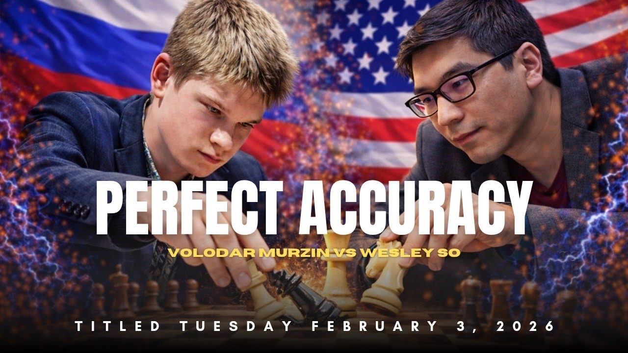 Volodar Murzin vs Wesley So ❗ Perfect Blitz Accuracy Draw ❗ Titled Tuesday February 3, 2026