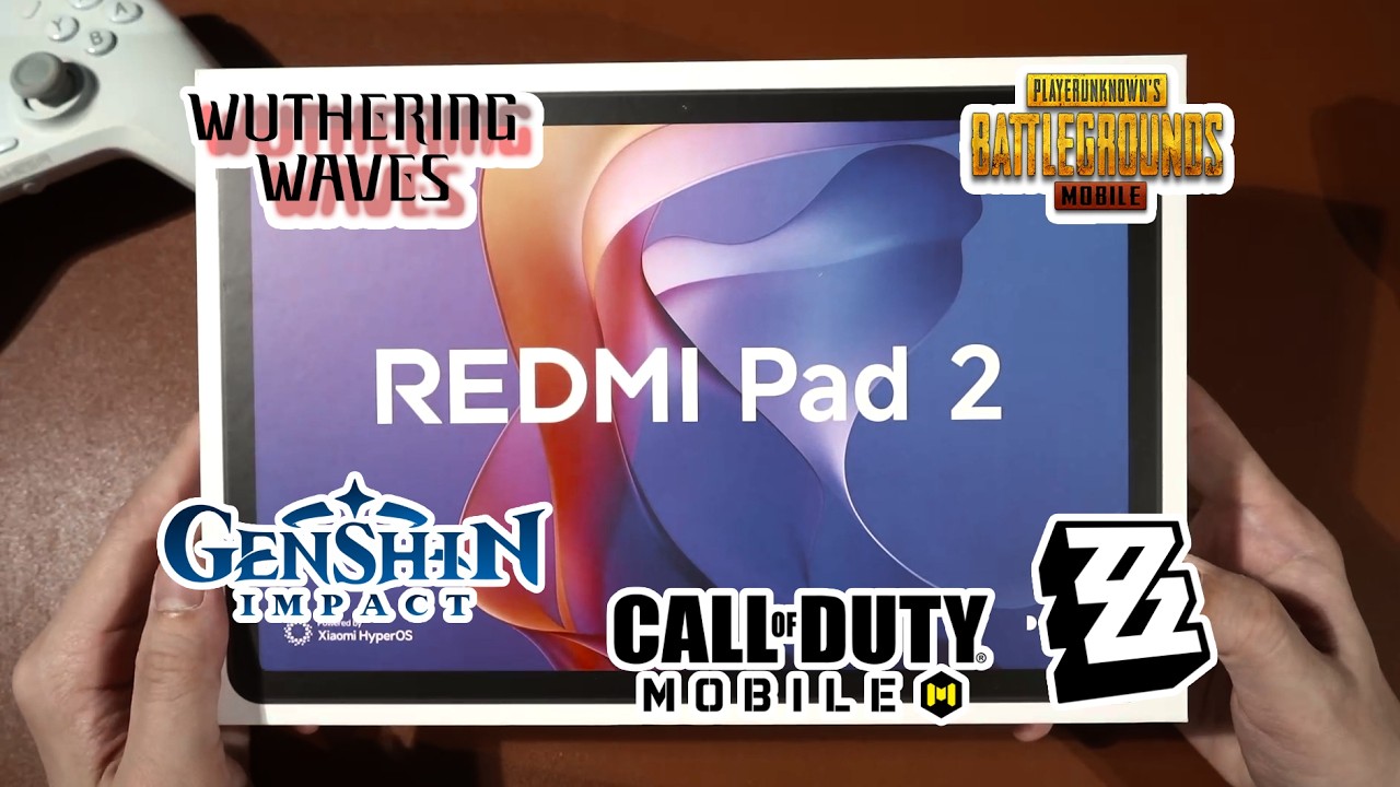 Gaming test - Redmi Pad 2 with MediaTek Helio G100 Ultra!