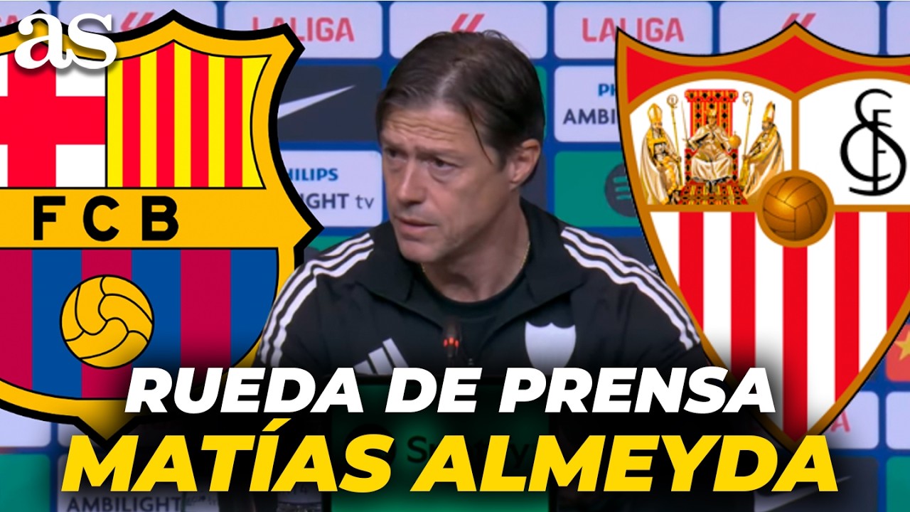 MATÍAS ALMEYDA tras el BARCELONA 5 - SEVILLA 2 | Rueda de prensa completa
