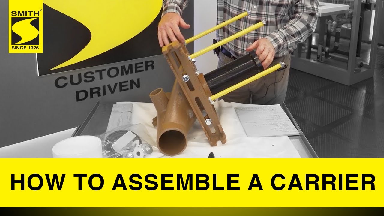 How to Assemble a Labor Saver® Quarterback Water Closet Carrier | Jay R. Smith Mfg. Co.
