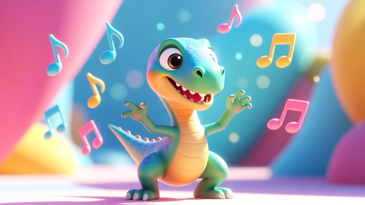 O Pequeno Dinossauro Está Triste 💤🦕 | Música Infantil sobre Sentimentos