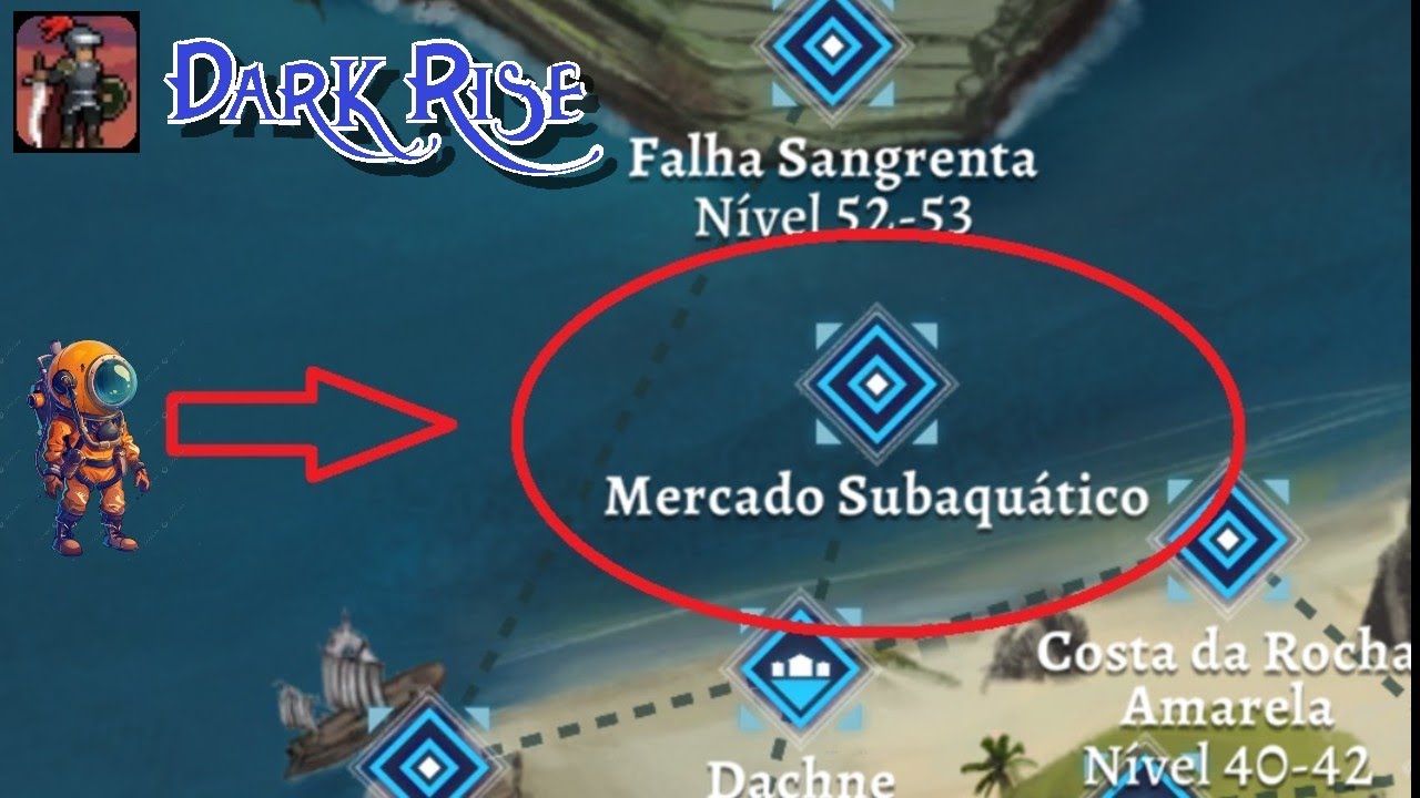 Darkrise: Como chegar ao mercado subaquático?