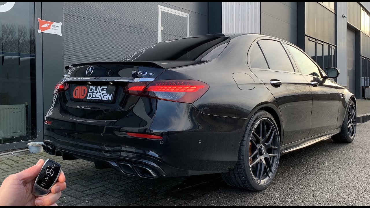 New! 2021 Mercedes E63 S AMG (612hp) | Loud Exhaust SOUND, Startup, visual review |