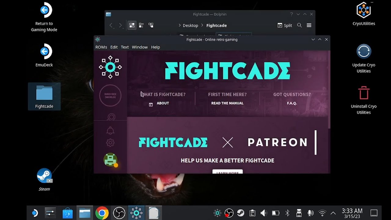 How to install Fightcade, Json File, and 