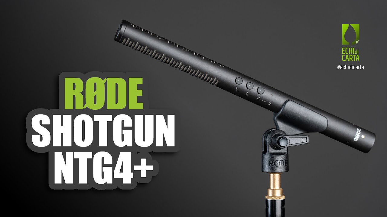 RODE NTG4+ microfono shotgun professionale Recensione Italiano