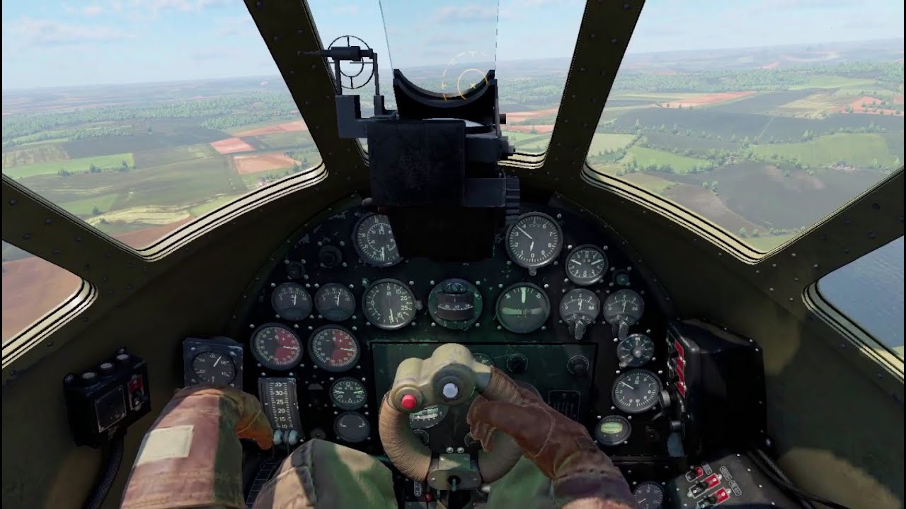 Бой на Kawasaki Ki-108 Kai в VR шлеме в War Thunder. СБ режим.