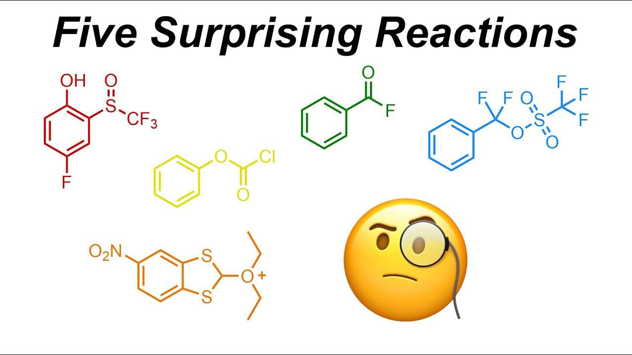 These Five Reactions Blew My Mind