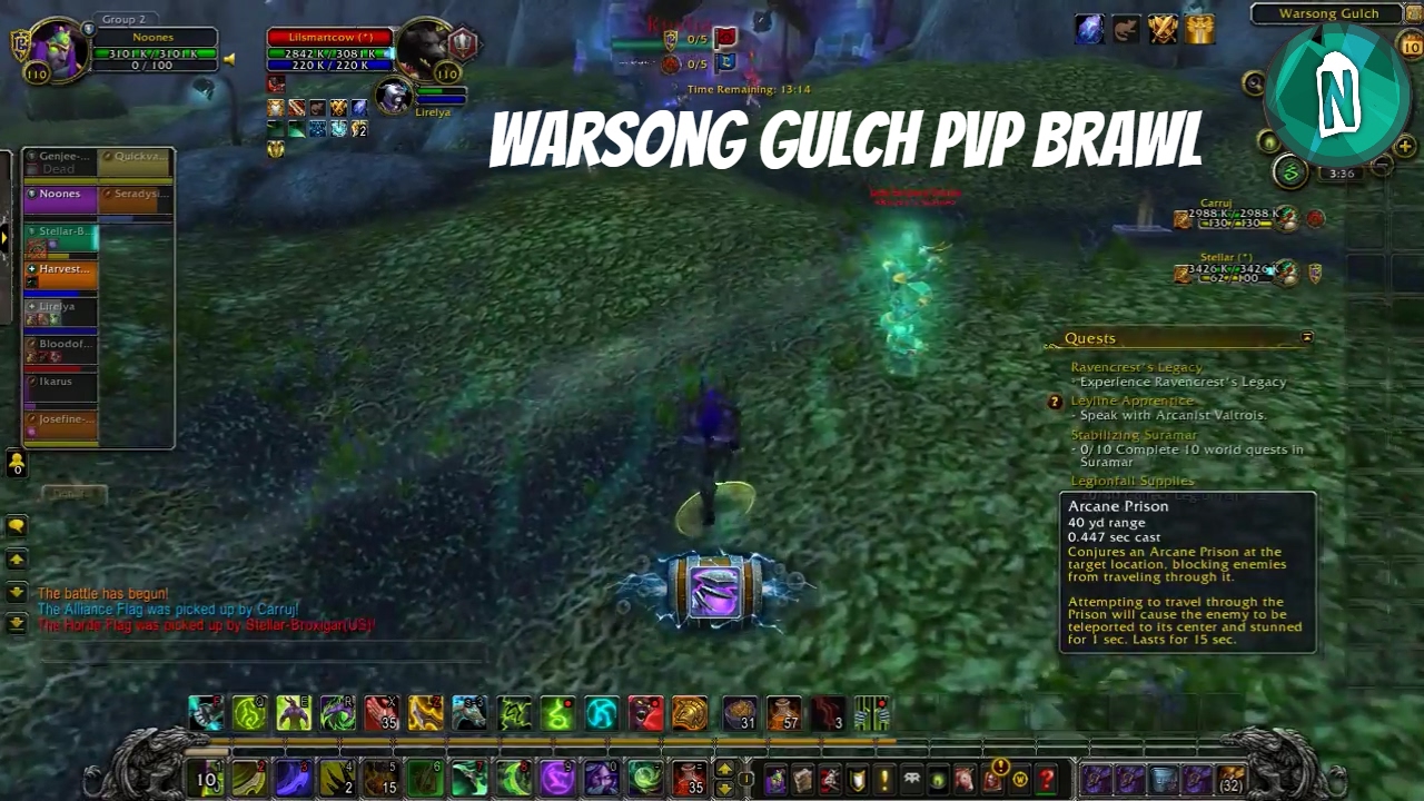 Warsong Scramble PvP Brawl | Wow Legion patch 7.2 The Tomb of Sargeras