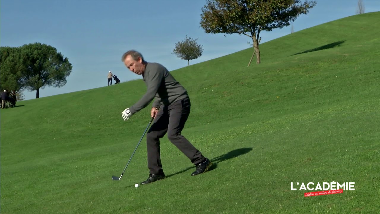 Léglise au milieu du fairway (n°3) : les pentes